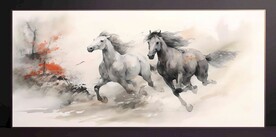 山水畫(huà)裝飾畫(huà)無(wú)框畫(huà)