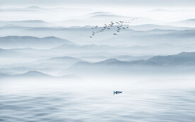 禅意山水画