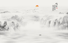 水墨國畫山水畫