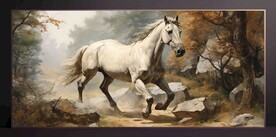 山水畫裝飾畫無框畫