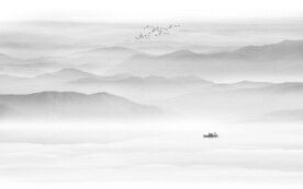 山水水墨画