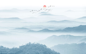 新中式山水画