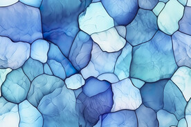 藍(lán)色漸變水粉油漆水彩抽象背景