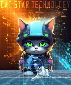 科技貓海報