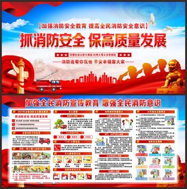消防宣传展板