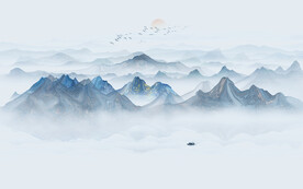抽象水墨画