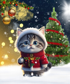 圣誕小貓咪