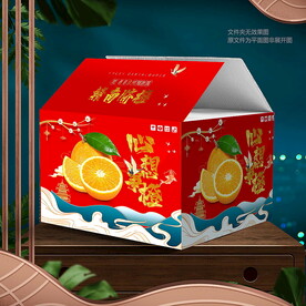 橙子包裝 臍橙禮盒