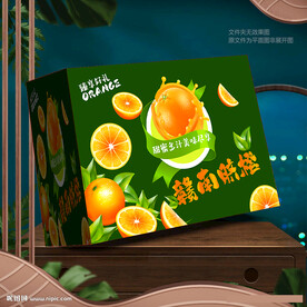 橙子包裝 臍橙禮盒