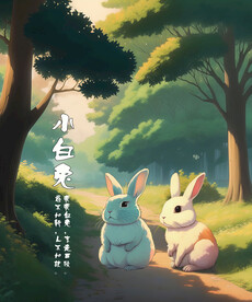 卡通兔子
