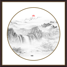 新中式山水画
