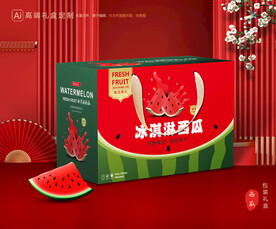 西瓜包裝 水果禮盒