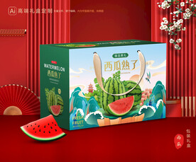 西瓜包裝 水果禮盒
