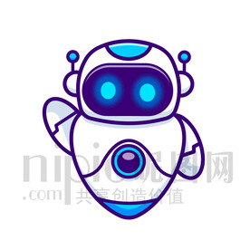 可愛(ài)卡通機(jī)器人