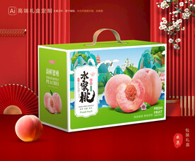 桃子包裝 水蜜桃禮盒