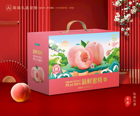 桃子包裝 水蜜桃禮盒