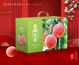桃子包裝 水蜜桃禮盒