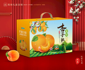 杏包裝 黃杏禮盒