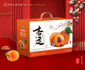 杏包裝 黃杏禮盒