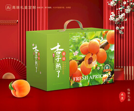 杏包裝 黃杏禮盒