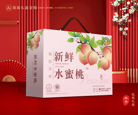 桃子包裝 水蜜桃禮盒