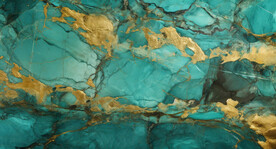 綠色金線漸變大理石背景