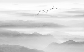 水墨意境山水畫(huà)