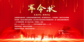 軍令狀展板