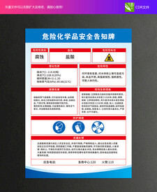 危化品告知牌