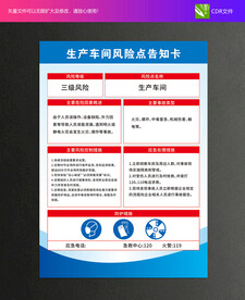 危險化學品安全告知牌
