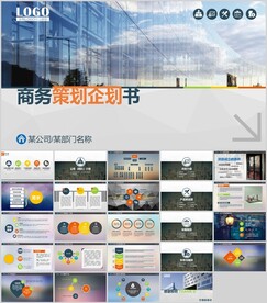 高端商业企划书PPT模板