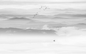 水墨意境山水畫