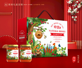 蜂蜜包裝 百花蜜禮盒