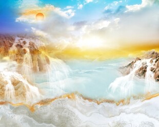 大理石紋裝飾畫