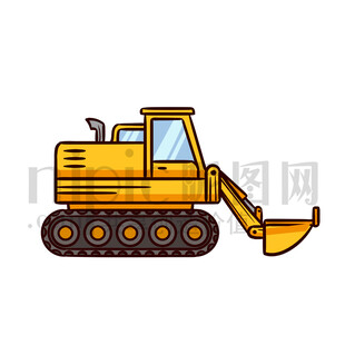 卡通工程車挖掘機(jī)鏟車