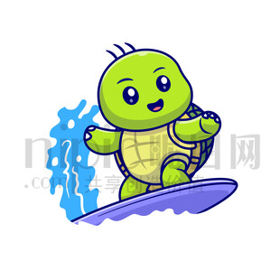 可愛(ài)卡通烏龜