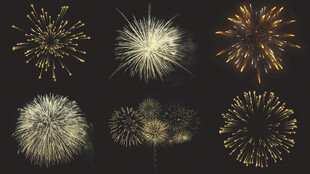 夜空煙火節(jié)日煙花