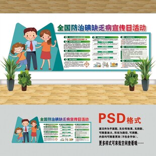 醫(yī)院文化墻 碘缺乏病