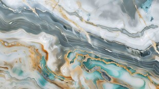 高清綠色水墨大理石奢石