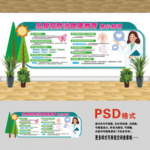 乳腺癌防治文化墙