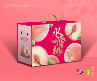 水蜜桃包裝 桃子禮盒