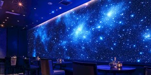 夢幻星空主題餐廳場景
