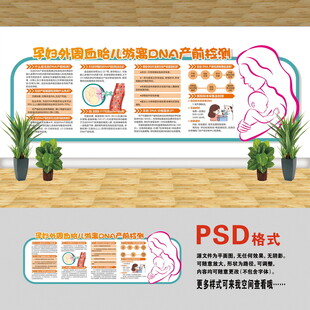 無創(chuàng)DNA檢查文化墻