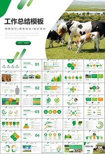生態(tài)牧場畜牧業(yè)養(yǎng)殖乳業(yè)PPT