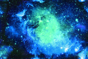 夢幻璀璨的深邃星空