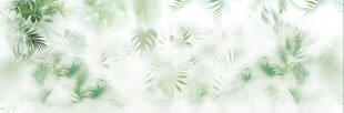 霧氣磨砂膜效果綠植貼圖