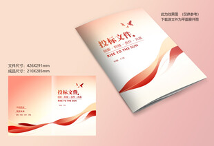 紅色標書封面