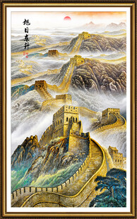 長城玄關裝飾畫