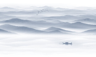 水墨山水风景画