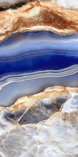 藍(lán)白紋理瑪瑙石特寫